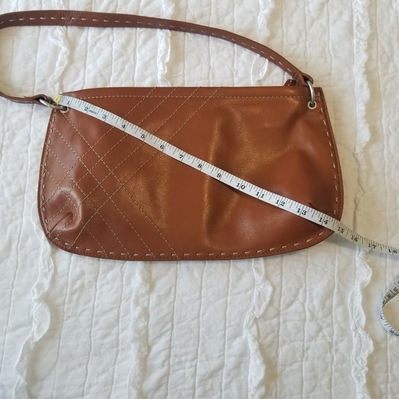 GAP 100% Genuine Leather Bag Brandy Brown EUC - Picture 11 of 16